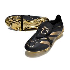 Scarpa da calcio Adidas Predator 30 Elite DF SG con tacchetti misti, nera e oro