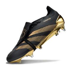 Scarpa da calcio Adidas Predator 30 Elite DF SG con tacchetti misti, nera e oro