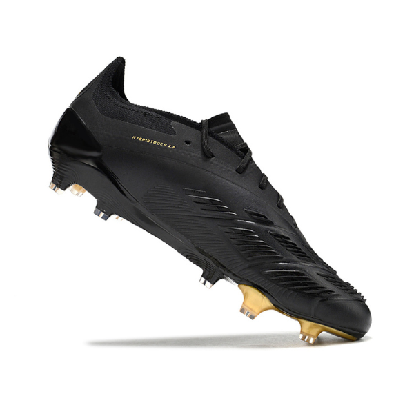 Chuteira Campo Adidas Predator 30 Elite FG Preta e Dourada - VENI Futebol
