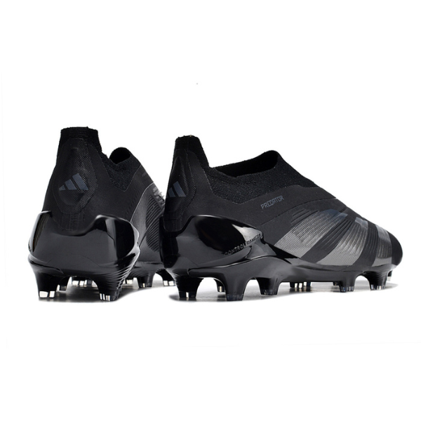 Chuteira Campo Adidas Predator 30 Elite Sem Cadarço FG Base Preta Pack - VENI Futebol