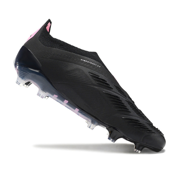 Chuteira Campo Adidas Predator 30 Elite Sem Cadarço FG Preta e Rosa - VENI Futebol