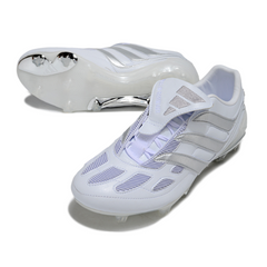 Botas de fútbol Adidas Predator Precision.1 FG para terreno firme, color blanco