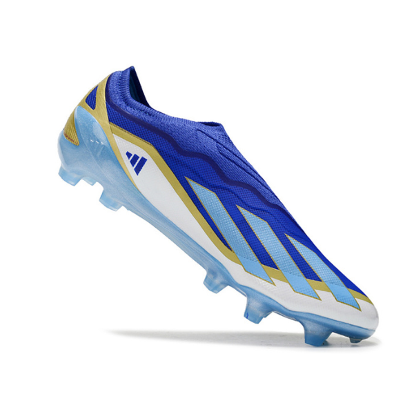 Chuteira Campo Adidas X Crazyfast.1 Sem Cadarço FG Messi Spark Gen10s Pack - VENI Futebol