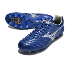 Mizuno Morelia Neo IV Pro Blue and White Firm Ground FG Football Boot