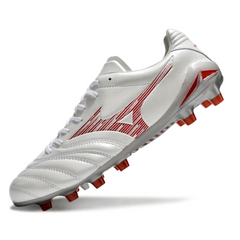 Mizuno Morelia Neo IV Pro White and Red Firm Ground FG Football Boot