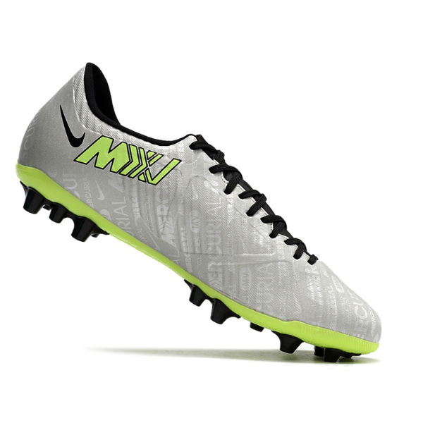 Chuteira Campo Nike Air Zoom Mercurial Vapor 15 Academy AG Cinza e Verde - VENI Futebol