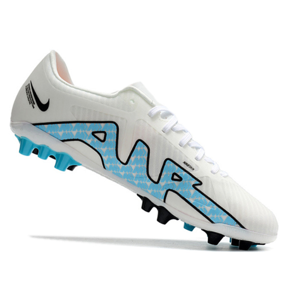 Chuteira Campo Nike Air Zoom Mercurial Vapor 15 Academy AG Branca e Azul - VENI Futebol
