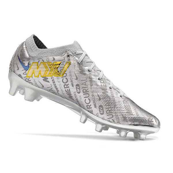 Chuteira Campo Nike Air Zoom Mercurial Vapor 15 Elite AG Prata - VENI Futebol