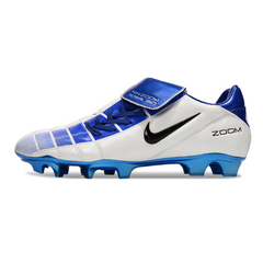 Nike Air Zoom Total 90 III White and Blue Firm Ground FG Football Boot