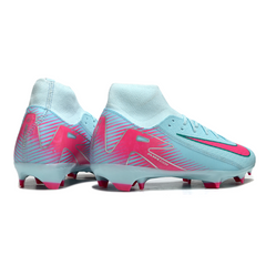 Nike Air Zoom Mercurial Superfly 10 Academy Light Blue and Pink Firm Ground FG Football Boot