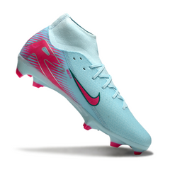 Nike Air Zoom Mercurial Superfly 10 Academy Light Blue and Pink Firm Ground FG Football Boot