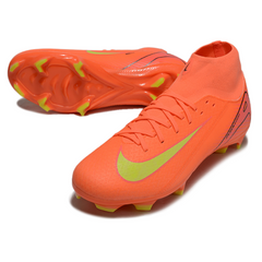 Botas de fútbol Nike Air Zoom Mercurial Superfly 10 Academy Naranja y Amarillo para Terreno Firme (FG)