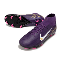Botas de fútbol Nike Air Zoom Mercurial Superfly 10 Academy Purple Pack para terreno firme (FG).