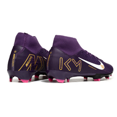 Botas de fútbol Nike Air Zoom Mercurial Superfly 10 Academy Purple Pack para terreno firme (FG).