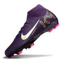 Botas de fútbol Nike Air Zoom Mercurial Superfly 10 Academy Purple Pack para terreno firme (FG).