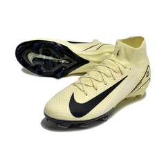 Botas de fútbol Nike Air Zoom Mercurial Superfly 10 Elite amarillas y negras para terreno firme (FG).