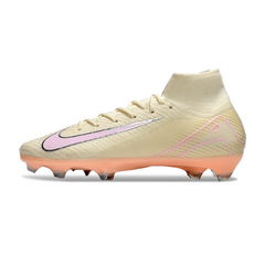 Botas de fútbol Nike Air Zoom Mercurial Superfly 10 Elite Beige para terreno firme FG