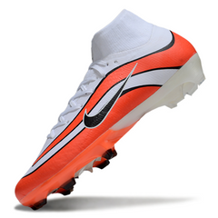 Nike Air Zoom Mercurial Superfly 10 Elite White and Red Firm Ground FG Football Boot