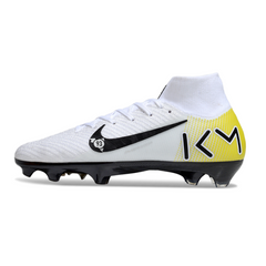 Nike Air Zoom Mercurial Superfly 10 Elite White and Yellow Firm Ground FG Football Boot