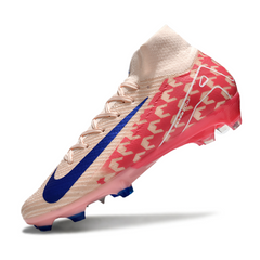 Botas de fútbol Nike Air Zoom Mercurial Superfly 10 Elite FG para terreno firme, color rosa y azul
