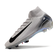 Botas de fútbol Nike Air Zoom Mercurial Superfly 10 Elite grises para terreno firme (FG).