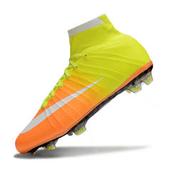 Nike Mercurial Superfly 4 Elite Orange and Yellow Firm Ground FG Football Boot