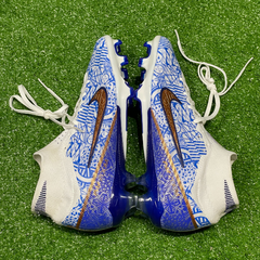 Chuteira Campo Nike Zoom Mercurial Superfly 9 Elite FG Azul CR7 Tamanho 38