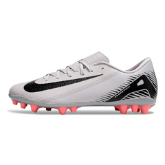 Botas de fútbol Nike Zoom Mercurial Vapor 16 Academy AG para césped artificial, color gris y negro