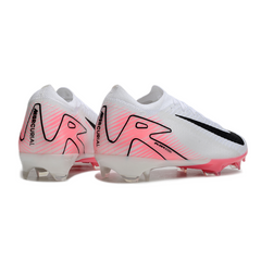 Scarpa da calcio Nike Air Zoom Mercurial Vapor 16 Elite bianca e rosa chiaro per terreni compatti FG