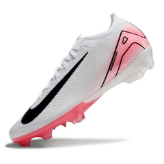 Scarpa da calcio Nike Air Zoom Mercurial Vapor 16 Elite bianca e rosa chiaro per terreni compatti FG