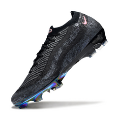 Botas de fútbol Nike Air Zoom Mercurial Vapor 16 Elite negras holográficas para terreno firme (FG).