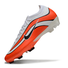 Botas de fútbol Nike Air Zoom Mercurial Vapor 16 Elite FG para terreno firme, color gris y naranja