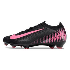 Nike Air Zoom Mercurial Vapor 16 Elite Black and Pink Firm Ground FG Football Boot