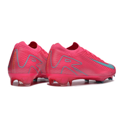 Botas de fútbol Nike Air Zoom Mercurial Vapor 16 Elite FG para terreno firme, color rosa y azul claro