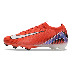 Scarpa da calcio Nike Air Zoom Mercurial Vapor 16 Elite rossa e nera per terreni compatti FG