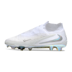 Bota de fútbol Nike Phantom 6 DF Elite blanca para terreno firme (FG)