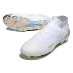 Bota de fútbol Nike Phantom 6 DF Elite blanca para terreno firme (FG)