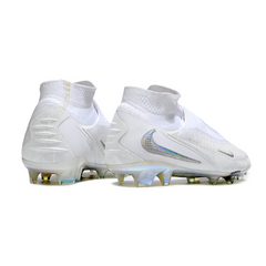 Bota de fútbol Nike Phantom 6 DF Elite blanca para terreno firme (FG)