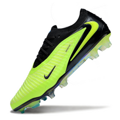 Botas de fútbol Nike Phantom 6 Elite verde claro y negro para terreno firme (FG).