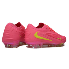 Scarpa da calcio Nike Phantom 6 Elite rosa e verde per terreni compatti FG