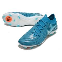Botas de fútbol Nike Phantom GX2 Elite azul claro para terreno firme FG