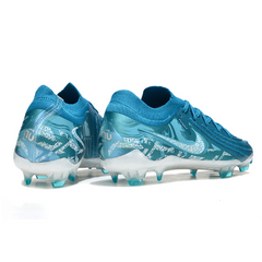 Botas de fútbol Nike Phantom GX2 Elite azul claro para terreno firme FG