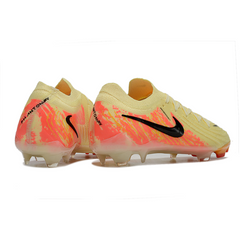 Scarpa da calcio Nike Phantom GX2 Elite gialla e arancione per terreni compatti FG