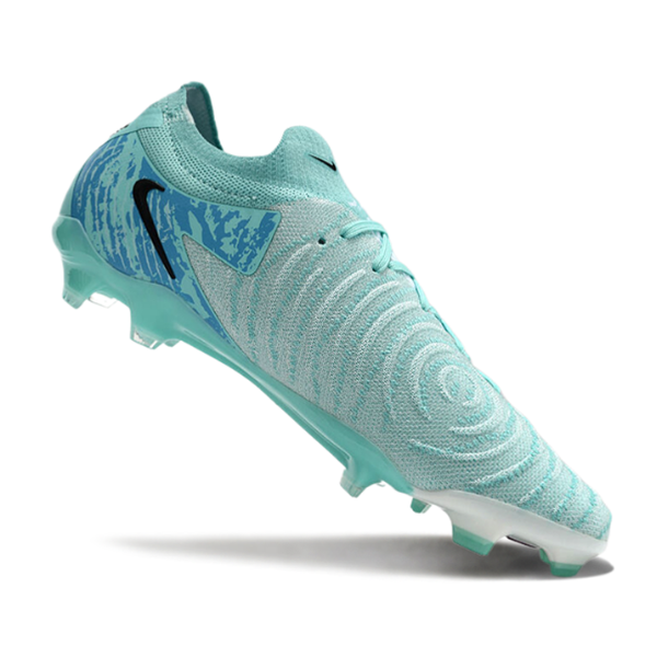 Chuteira Campo Nike Phantom GX2 Elite FG Azul Claro e Preta - VENI Futebol