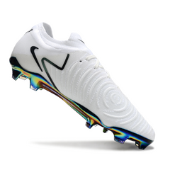 Botas de fútbol Nike Phantom GX2 Elite FG para terreno firme, color blanco y verde
