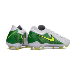 Chuteira Campo Nike Phantom GX2 Elite FG Branca, Verde e Amarela - VENI Futebol