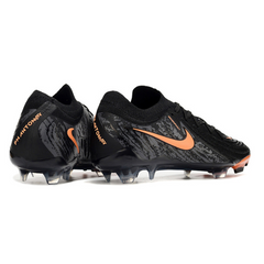 Chuteira Campo Nike Phantom GX2 Elite FG Preta e Laranja - VENI Futebol