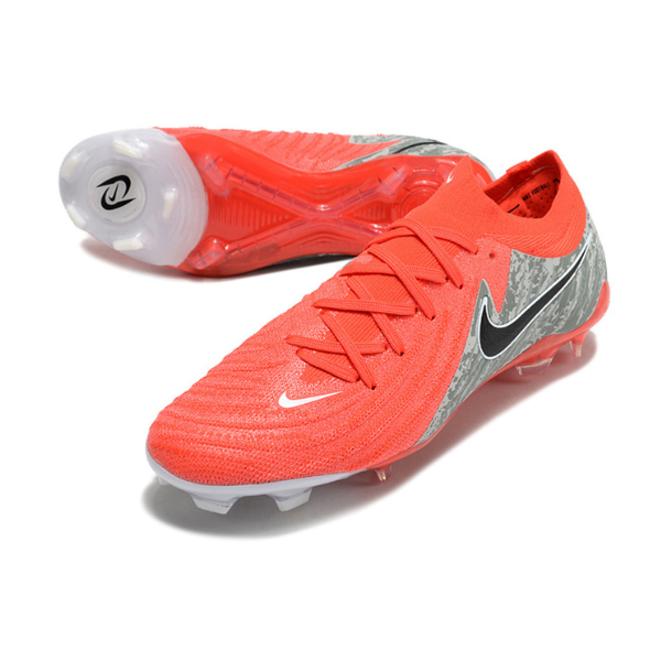 Chuteira Campo Nike Phantom GX2 Elite FG Vermelha e Cinza - VENI Futebol
