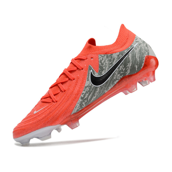 Chuteira Campo Nike Phantom GX2 Elite FG Vermelha e Cinza - VENI Futebol