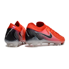 Botas de fútbol Nike Phantom GX2 Elite rojas y negras para terreno firme (FG).